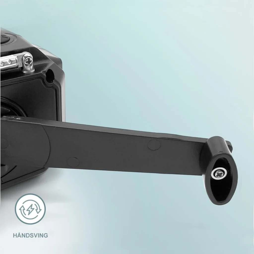 FM nødradio sort håndsving