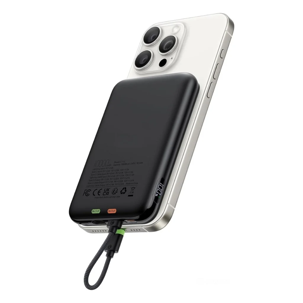 Basha-10000-mAh-powerbank PD20 sort