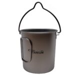 750ml titaniumkrus sammenklappet