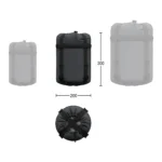 Hannah-Bivak-jr-200 dimensioner