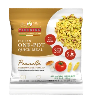 Tiberino Quick Penne med Karl Johan svampe frysetørret